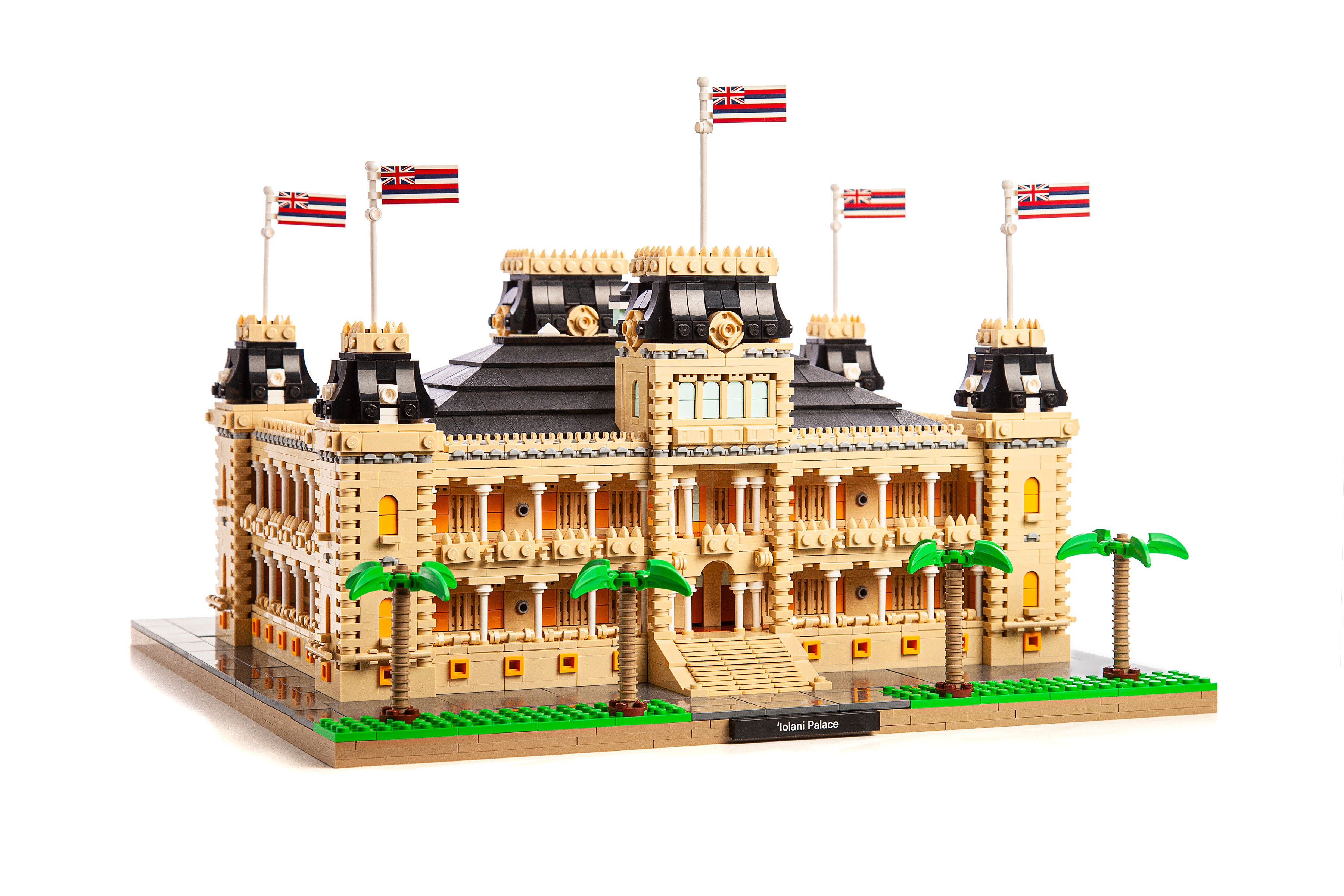 Majestic iolani palace personal commission playwell bricks